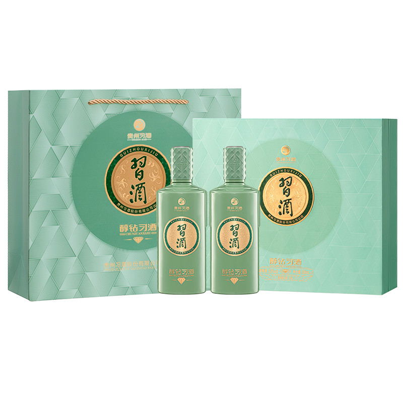 贵州习酒 醇钻习酒53度500ml*2*3 礼盒整箱装 酱香型白酒,淘宝优惠券,粉丝福利购,淘宝优惠卷