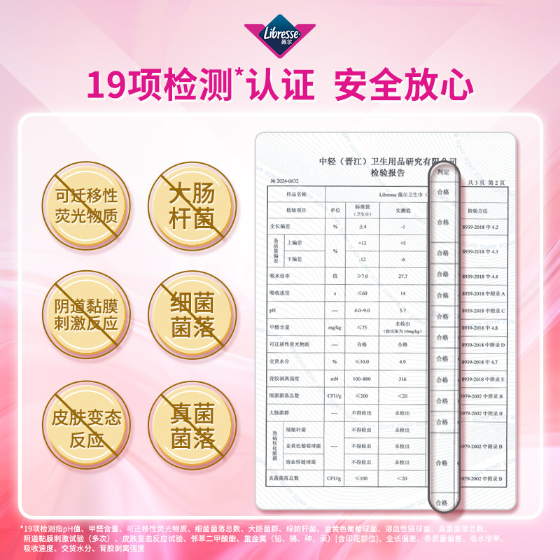 Libresse薇尔超值日用卫生巾护垫组合104片
