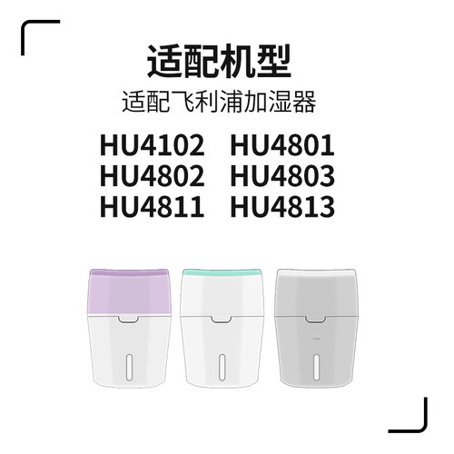 适配飞利浦加湿器滤网HU4801/2/3/2718/3915/4905/FY2401/25滤芯 - 图0