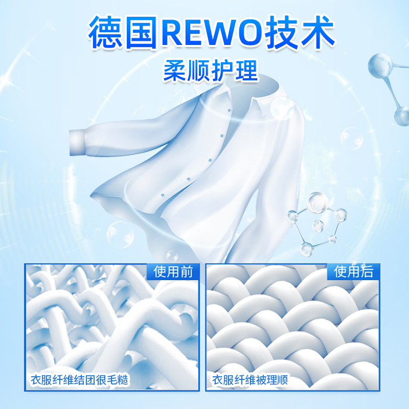 天猫超市活力28洗衣液柔顺护理1.5kg*5瓶家庭装机洗护衣强效去渍实惠装1