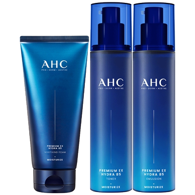A.H.C爱和纯玻尿酸水盈三件套