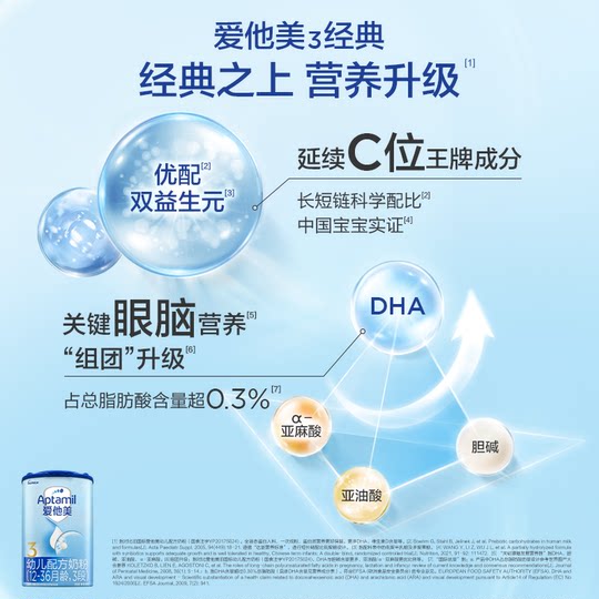 Aptamil Classic Infant Formula Milk Powder 3 Stages 800g