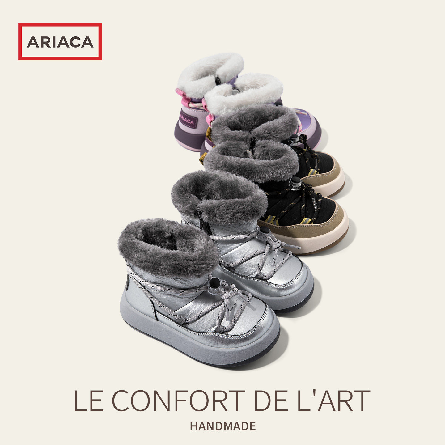ARIACA艾芮苏女童雪地靴新款冬季加绒加厚保暖童靴儿童防水棉鞋子,淘宝优惠券,粉丝福利购,淘宝优惠卷
