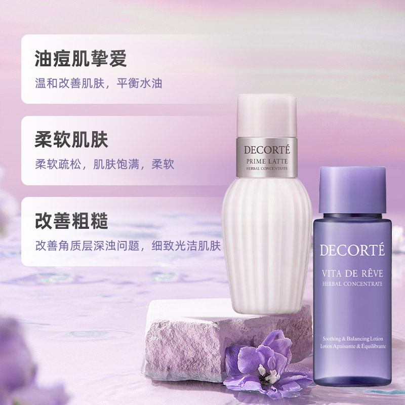 Cosme Decorte/黛珂紫苏水+牛油果乳液30ml*5+30ml*5 - 图1