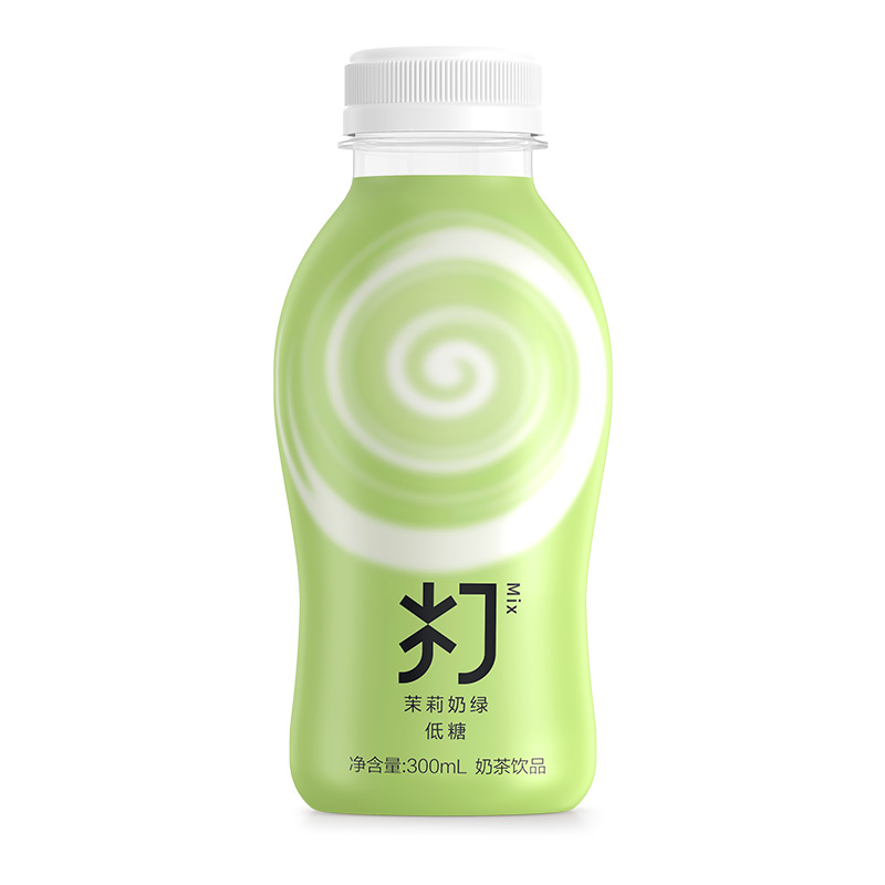 农夫山泉打奶茶茉莉奶绿300ml*15瓶牛乳茶饮料 - 图3