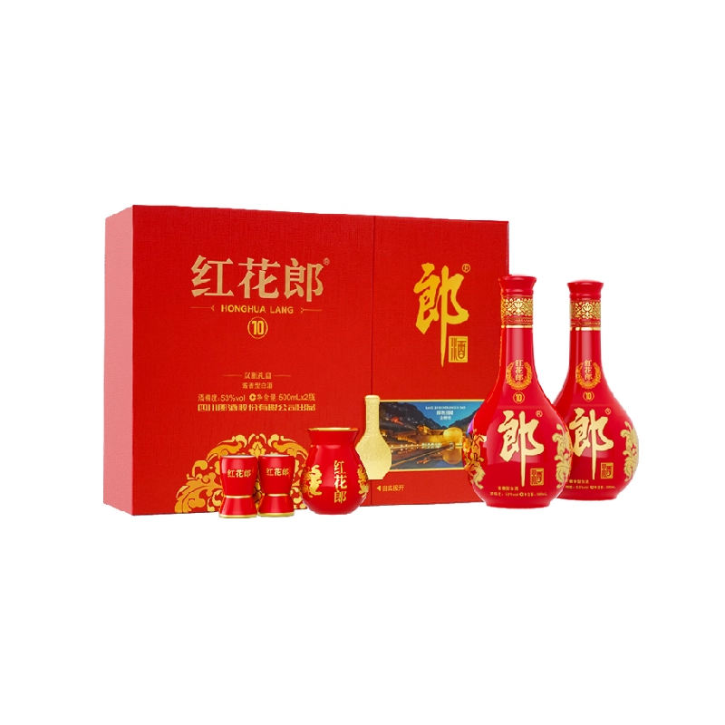 郎酒红花郎10礼盒53度酱香型