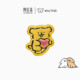 Trendy Acer Line Puppy Gold Transfer Beads