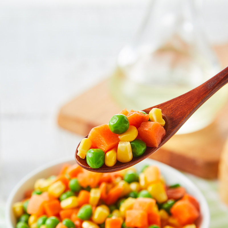 浦之灵冷冻蔬菜欧式杂菜350g*5 新西兰甜青豆非转基因玉米胡萝卜,淘宝优惠券,粉丝福利购,淘宝优惠卷