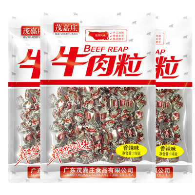 茂嘉庄黄牛牛肉粒118g×3袋