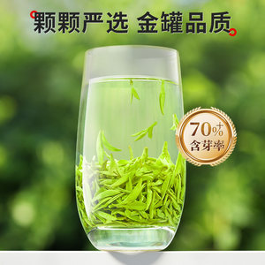 乐品乐茶龙井绿茶叶2023新茶特级浓香型云雾春茶嫩芽礼盒装250g