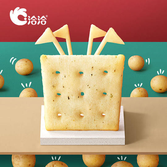 洽洽喀吱脆非油炸薯片30g*6袋咔吱脆办公室小吃休闲网红零食恰恰