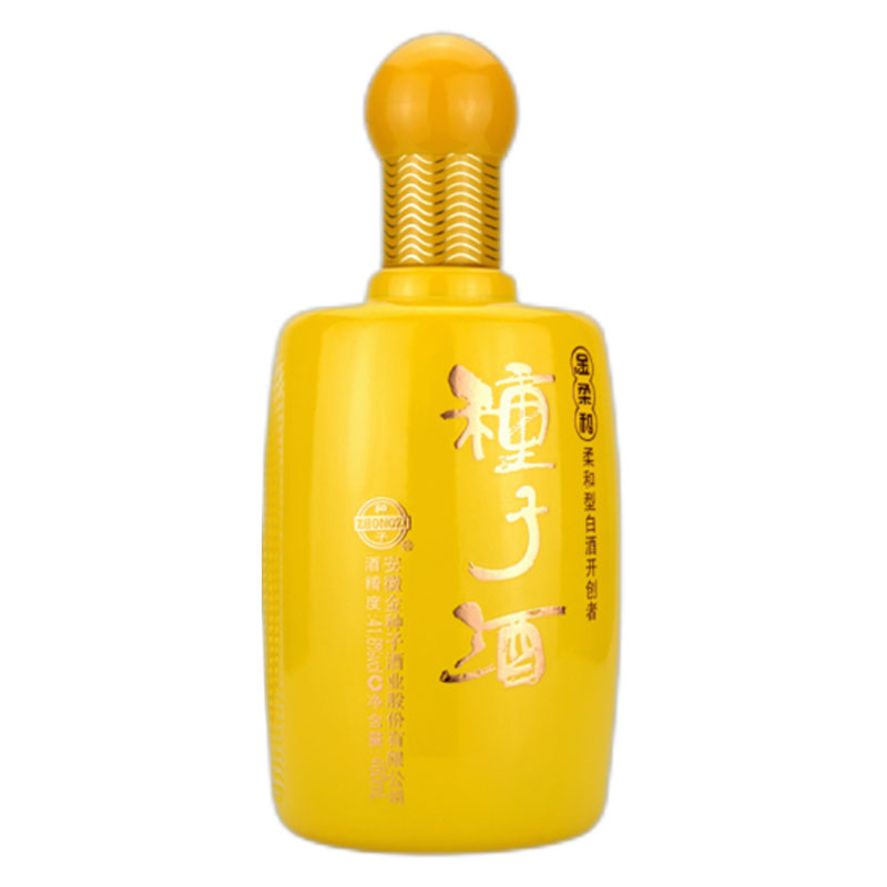 金种子酒金柔和41.8度460ml浓香型白酒纯粮食酒送礼