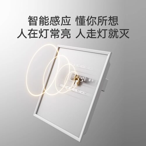 小米米家面板灯套系集成吊顶led嵌入式智能雷达光感防水防尘 - 图0