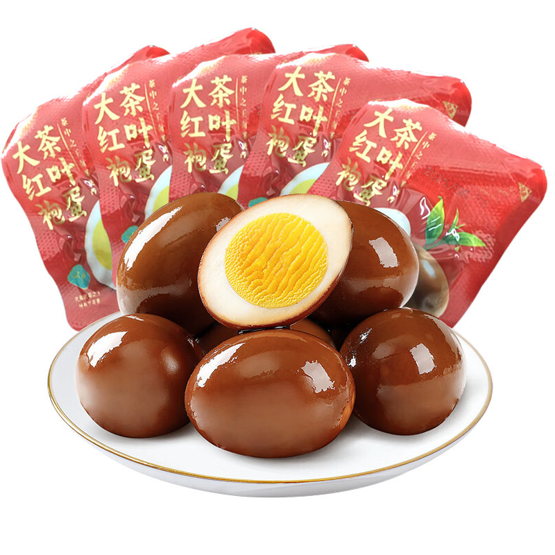 万达大红袍茶叶蛋35g*10枚卤蛋方便速食鸡蛋即食制品夜宵泡面速食,淘宝优惠券,粉丝福利购,淘宝优惠卷
