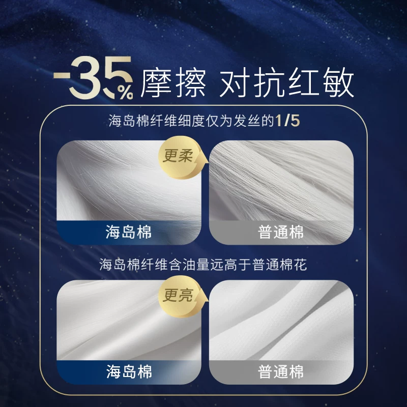 高洁丝全周期日夜用奢宠海岛棉超薄卫生巾海岛裤任选