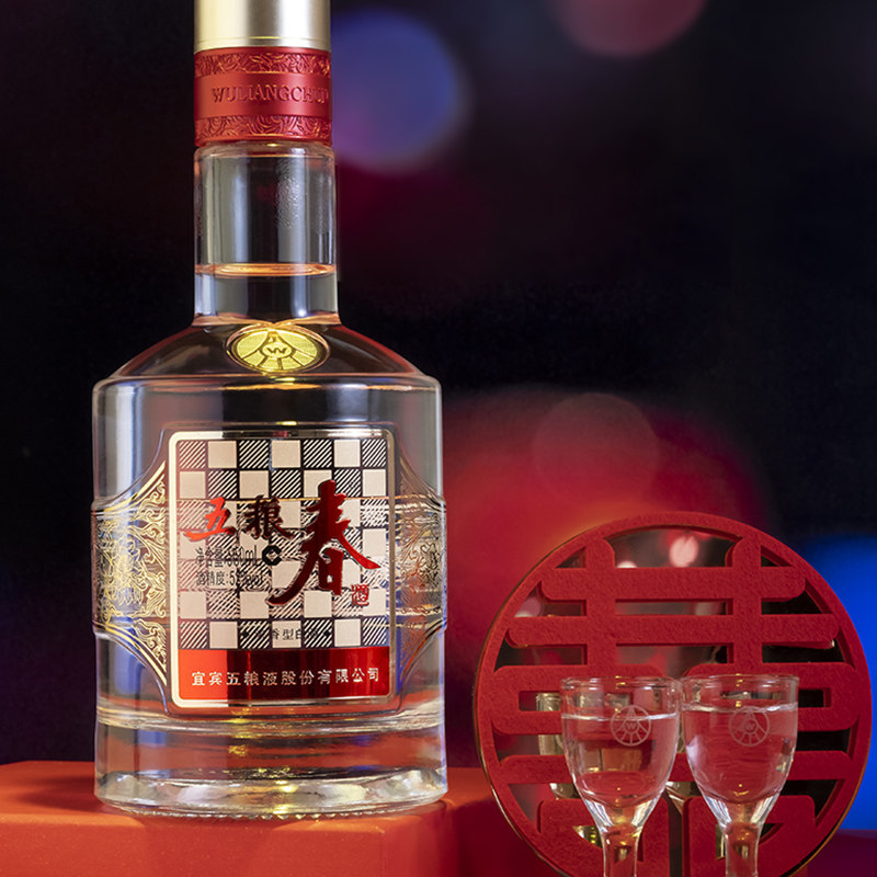 五粮液股份 五粮春二代浓香型白酒52度550mL*6瓶整箱节日送礼