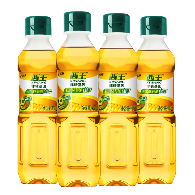 【一件立减22元】西王玉米胚芽油400ml×4