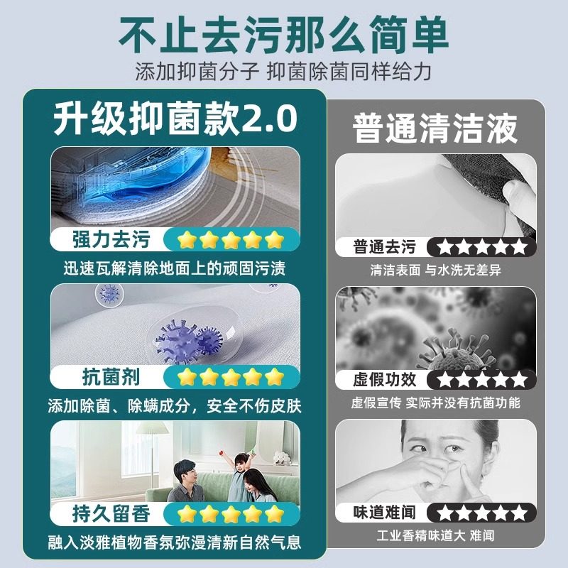 适用于科沃斯扫地机器人配件清洁液N50地面专用清洁剂抗菌清洗液,淘宝优惠券,粉丝福利购,淘宝优惠卷