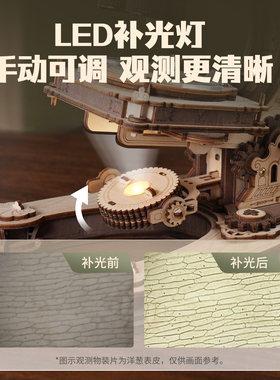 ROKR若客界显微镜DIY严丝合缝