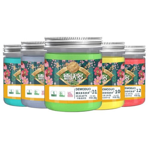 DWD德沃多肥料花多多1号2号10号绿植蝴蝶兰月季多肉通用水溶肥 - 图3
