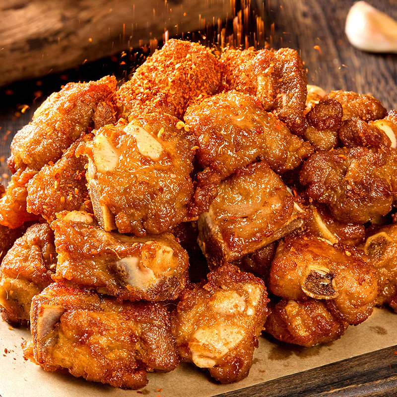 天海藏蒜香排骨猪排骨油炸小排半成品免腌制空气炸锅美食,淘宝优惠券,粉丝福利购,淘宝优惠卷