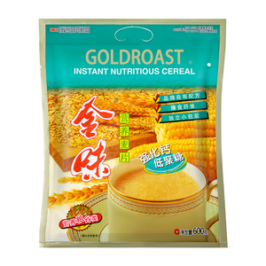 金味冲饮麦片强化钙低聚糖营养麦片600g