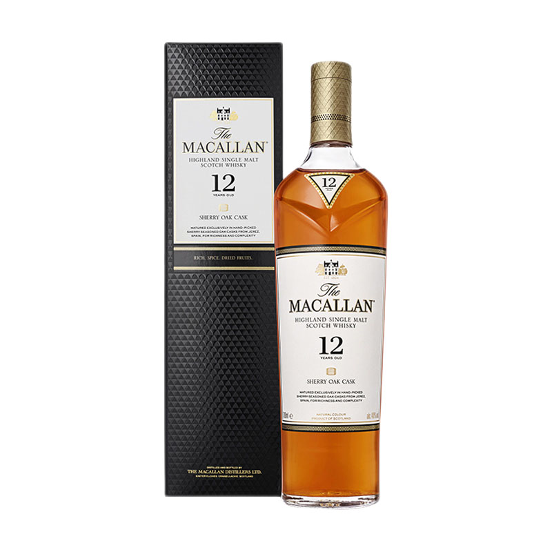 麦卡伦12年MACALLAN雪莉桶单一麦芽苏格兰进口威士忌洋酒700ml - 图3