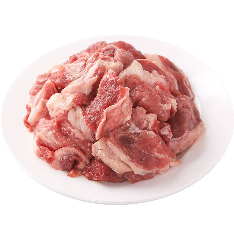 科尔沁原切筋头巴脑内蒙古500g新鲜牛肉筋牛腩牛肋条大块牛肉1斤_水产肉类_新鲜蔬果_熟食