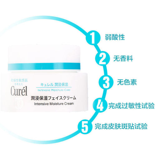 Curel/珂润敏感肌补水温和保湿男女面霜40g*2-图0