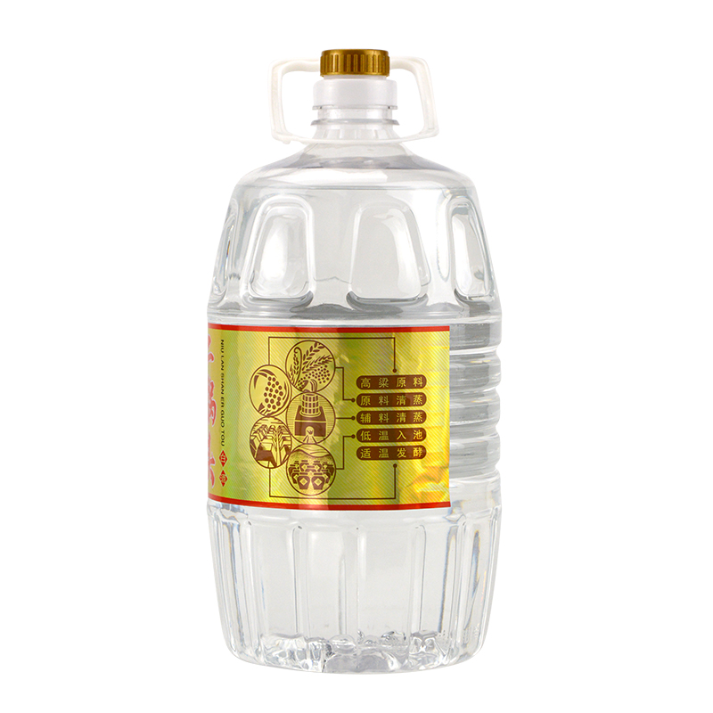 牛栏山二锅头 清香型56度纯粮酒 2.5L桶装2500ml*6桶泡药酒整箱装 - 图1