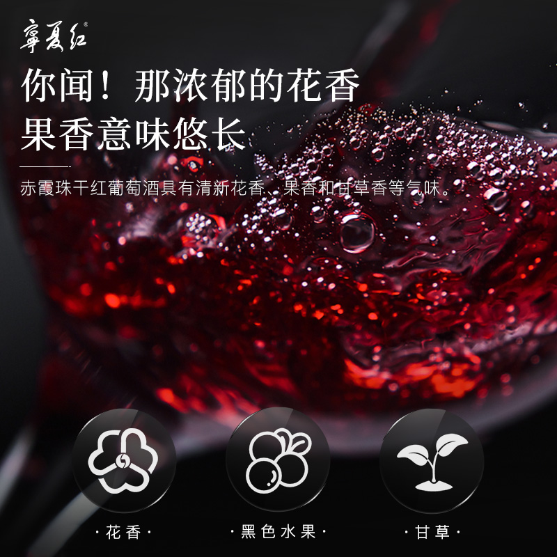 宁夏红贺兰赋红酒贺兰山产区整箱750ml*6赤霞珠干红葡萄酒国产 - 图3