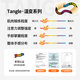 Tangle 18 ພາກ ສ່ວນ 360 rotation decompression toy