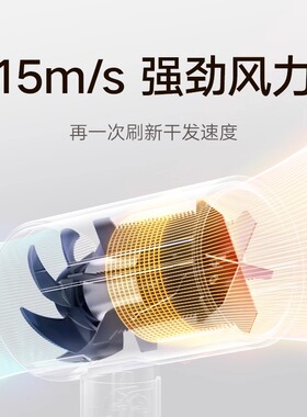 米家负离子可折叠吹风机强劲风力