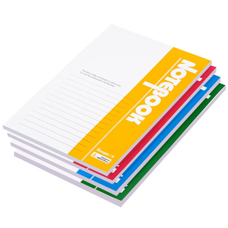 广博A5笔记本子记事本加厚软抄本B5商务办公学生作业练习本日记本