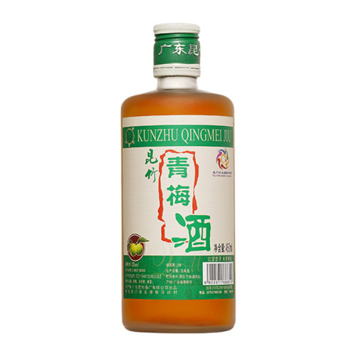 昆竹牌青梅酒13度450mlx1瓶自酿梅子酒女士微醺低度果酒夏日调酒-图0