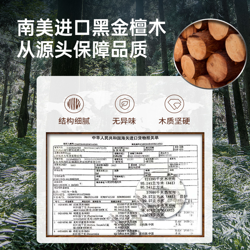 炊大皇菜板可立黑金檀木实木砧板厨房案板抗菌防霉家用双面切菜板 - 图0