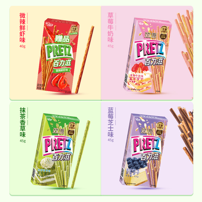 格力高百醇百奇百力滋组合装