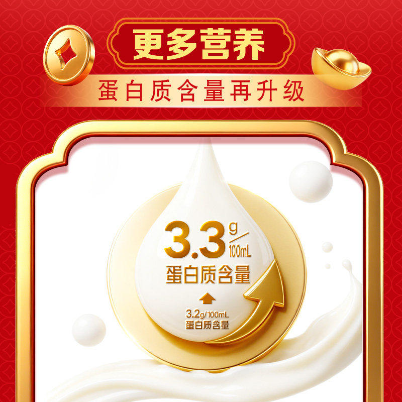 新年限定伊利纯牛奶250ml*21盒