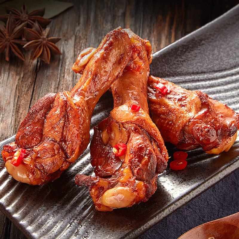 刘老二大鹏展翅香卤翅根安徽特产卤鸭小腿汁多味美熟食即食