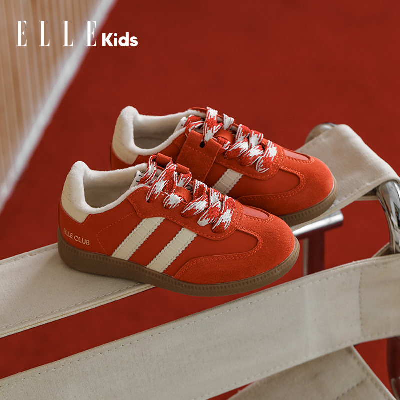 ELLEkids女童棉鞋冬季新款男童二棉板鞋运动鞋儿童加绒保暖鞋子,淘宝优惠券,粉丝福利购,淘宝优惠卷