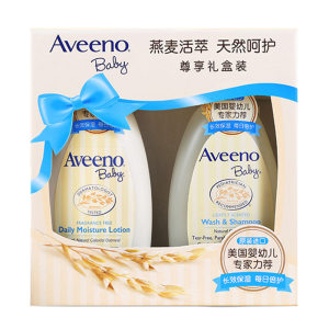 Aveeno/艾惟诺（艾维诺）婴儿每日倍护洗发沐浴润肤乳（354ml*2）