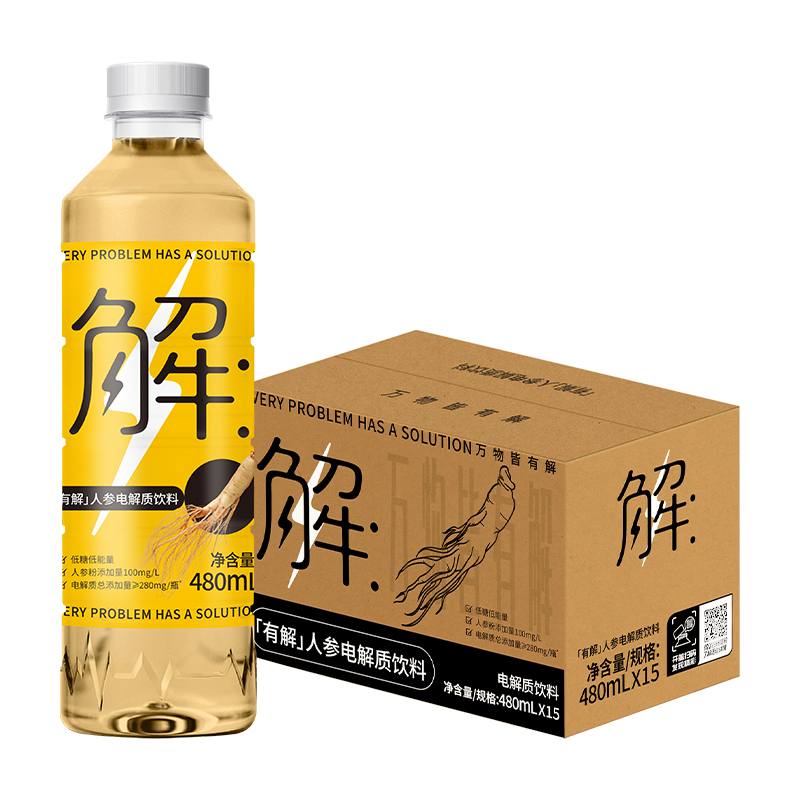 屈臣氏有解人参水480mL*15瓶