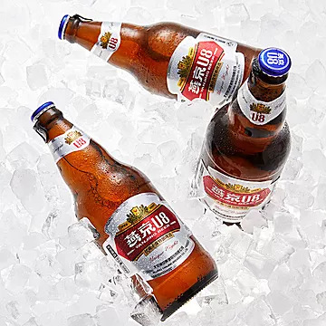 燕京啤酒8&deg;PU8优爽小度特酿500ml*12瓶[13元优惠券]-寻折猪