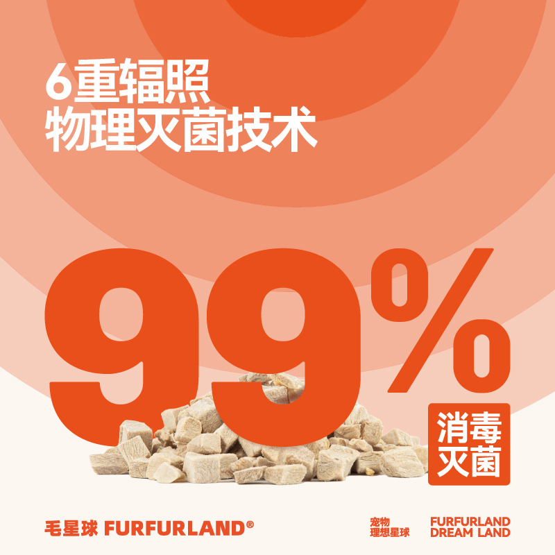 FurFurLand毛星球纯肉冻干鸡肉三文鱼猫狗零食营养磨牙互动奖励-图0