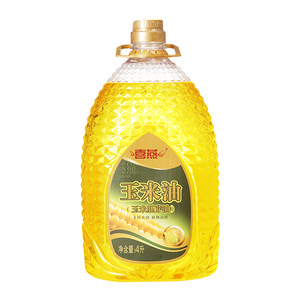 喜燕六重锁鲜玉米油4L压榨一级非转基因玉米胚芽油烘焙食用油粮油