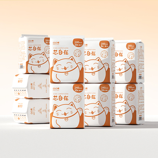 凸凸棉日夜组合卫生巾9包104片