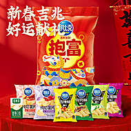 【年货】可比克薯片零食大礼包446g