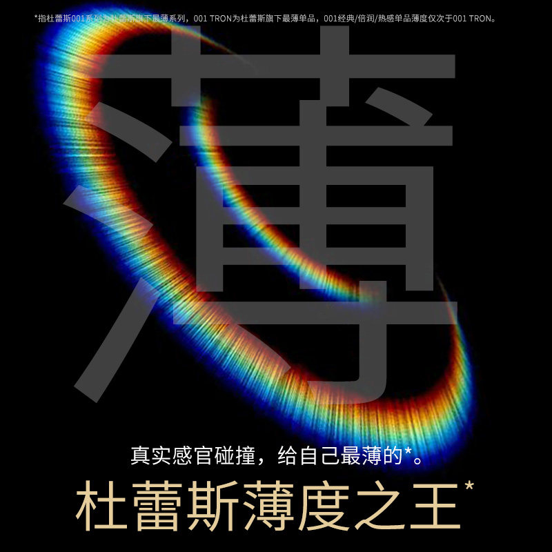 杜蕾斯避孕套001聚氨酯5只超薄安全套套保险套润滑非胶乳成人夫妻
