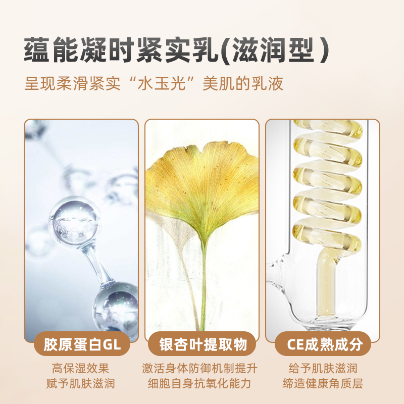 Elixir/怡丽丝尔蕴能紧实乳(滋润型)130ml紧致肌肤修护损伤-图2