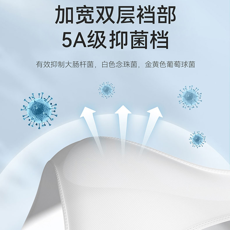 七海秋一次性内裤女孕产妇月子生理期无菌免洗便携日抛内裤5条装